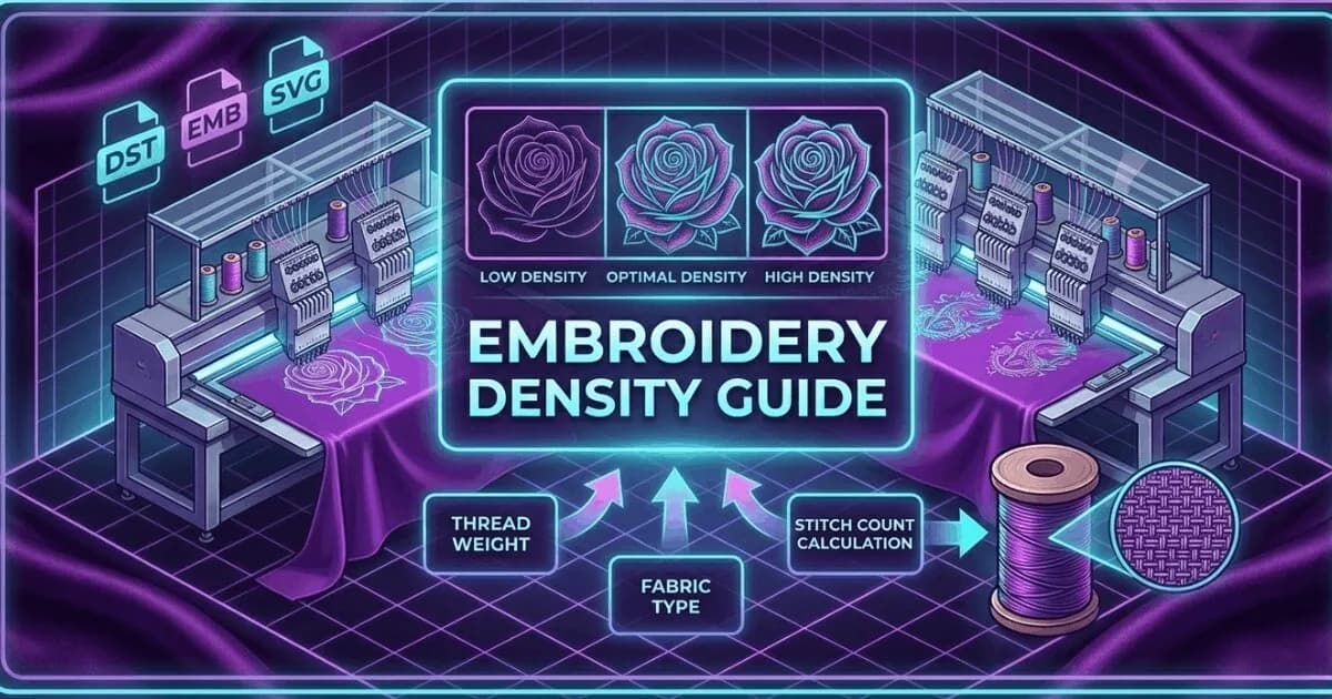 Embroidery Density Guide: What It Is and Why It Controls Production Quality