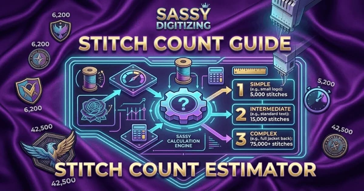 Embroidery Stitch Count Guide: What It Means and How It Affects Your Price