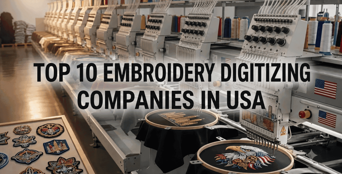  Top 10 Embroidery Digitizing Companies in USA