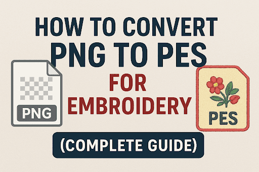 Converting PNG image to PES embroidery