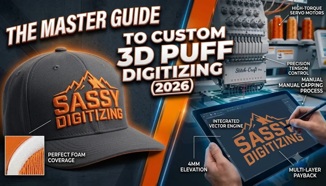 The Master Guide to Custom 3D Puff Digitizing (2026)