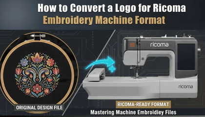 How to Convert a Logo to Ricoma Embroidery Machine Format
