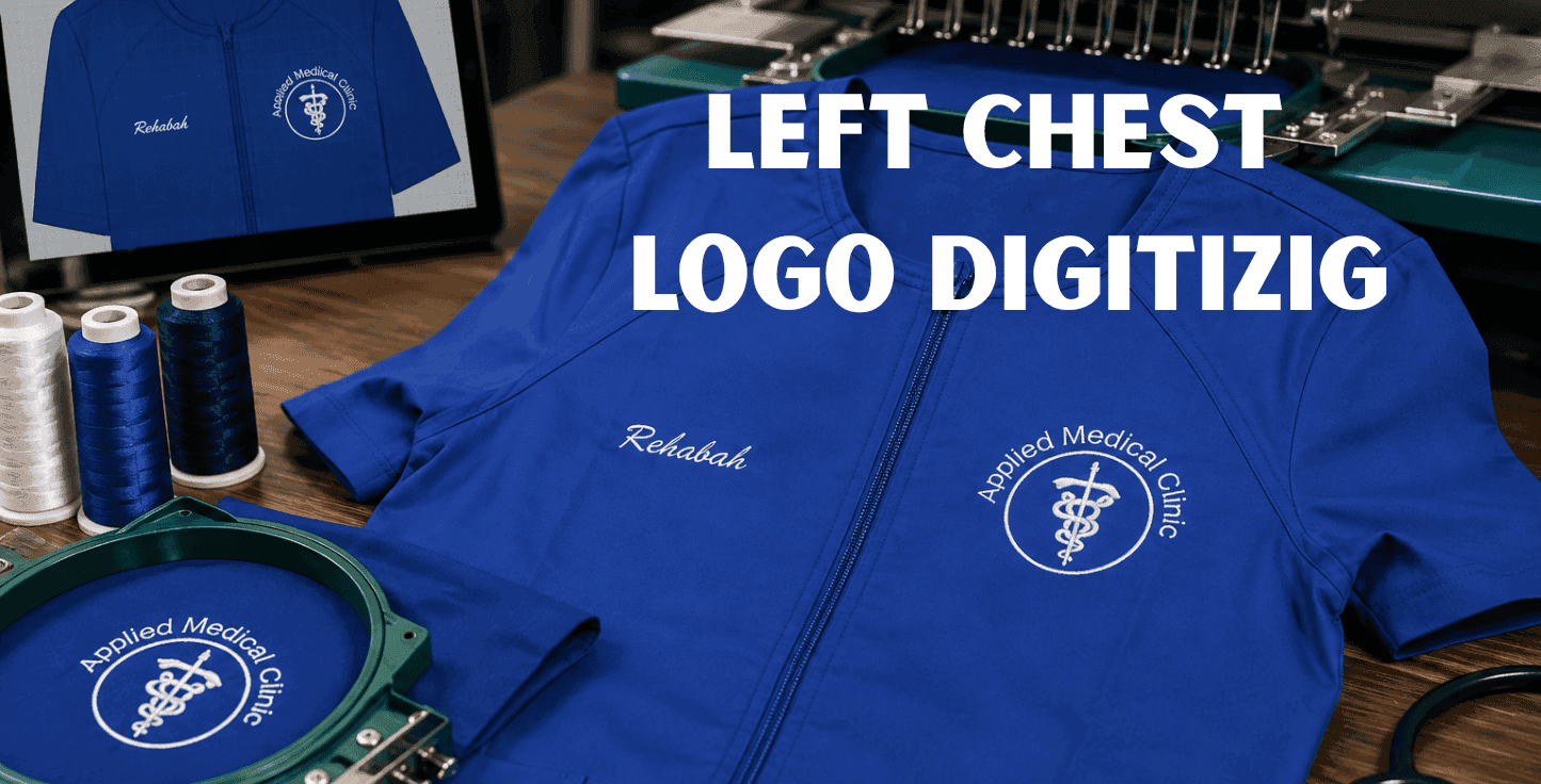 Beginner’s Guide to Left Chest Logo Digitizing: Everything You Need to Know
