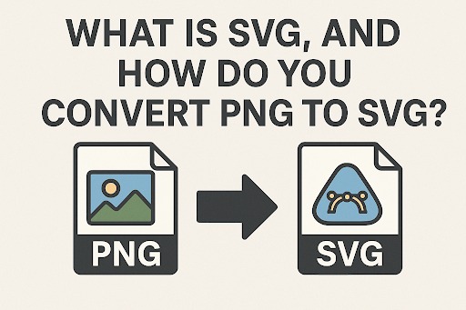 Converting raster PNG to vector SVG for digitizing